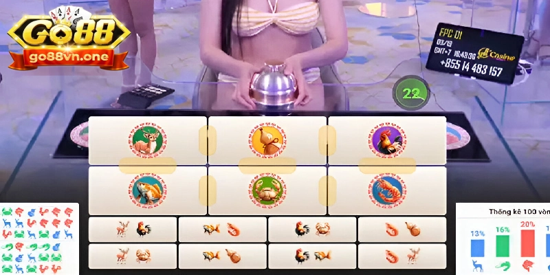 Thao tác cơ bản tham gia bầu cua trực tuyến chuẩn xác