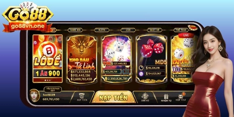 GO88 hiện là top cổng game đổi thưởng uy tín ở Việt Nam