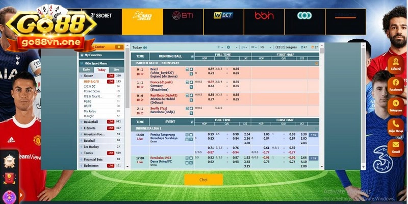 Xem trực tiếp tỷ lệ kèo giúp nắm bắt tình hình hiện tại